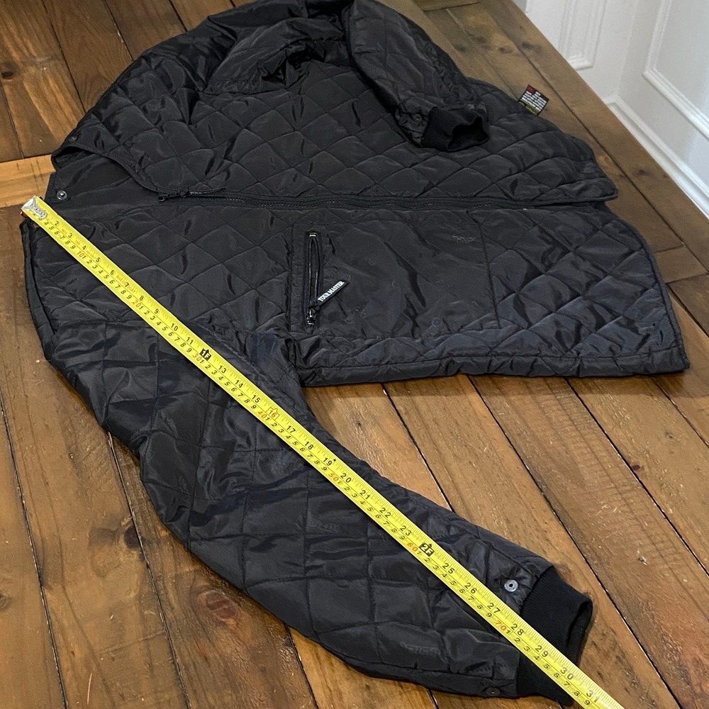 Tour Master Mens Black Quilted Thinsulate Liner Jacket Full Zip Size XL - Picture 6 of 6
